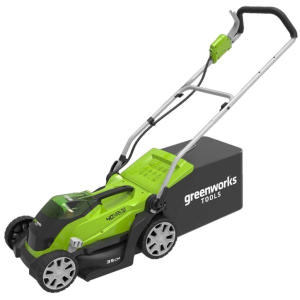 Cortacésped Greenworks G40LM35 con batería de 2 x 40 V y 2 Ah (2501907UC) - Afbeelding 1