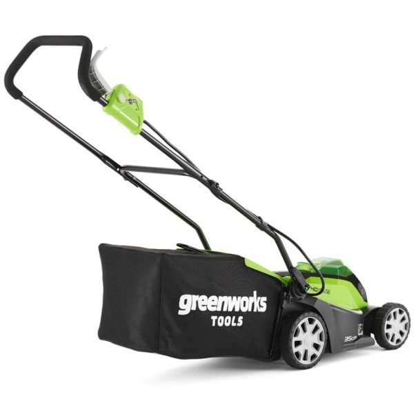 Cortacésped Greenworks G40LM35 con batería de 2 x 40 V y 2 Ah (2501907UC) - Afbeelding 2