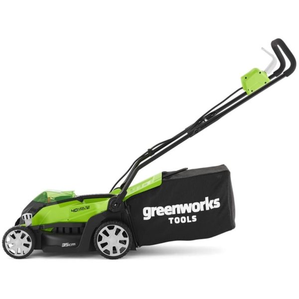 Cortacésped Greenworks G40LM35 con batería de 2 x 40 V y 2 Ah (2501907UC) - Afbeelding 6