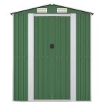 Caseta de jardín de acero galvanizado verde 192x938x223 cm – Bild 4