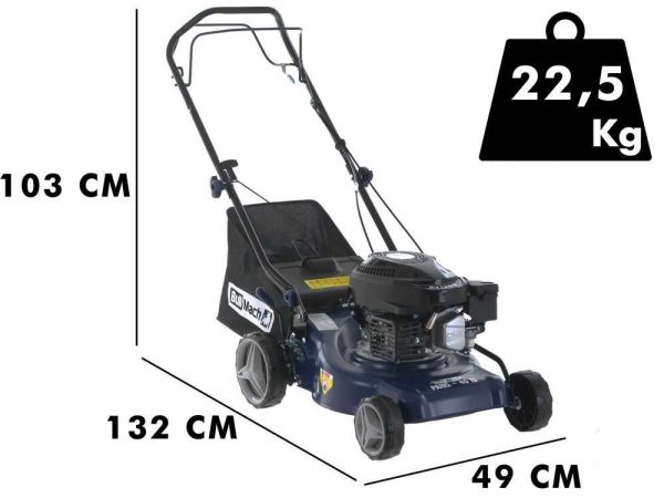 Cortacésped autopropulsado BullMach PARIS 40 IS Motor 4 HP de gasolina PARIS - 40 IS - Afbeelding 2
