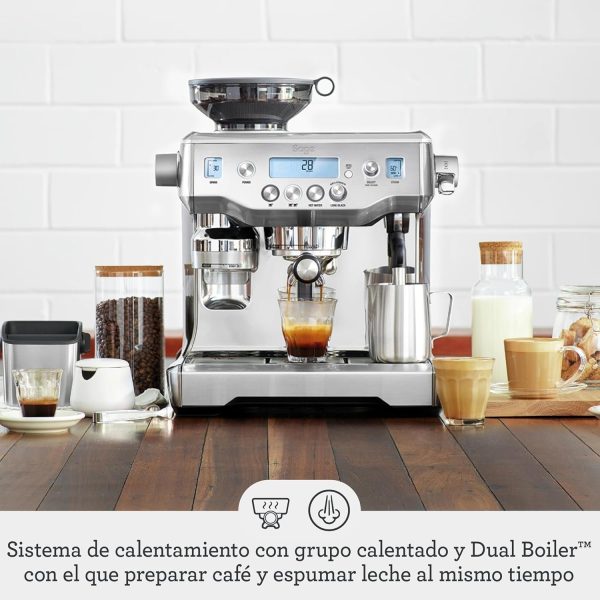 Cafetera expreso automática Sage Breville Oracle con molinillo y calderas dobles – Image 5
