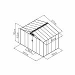 Fornorth Tuinschuur, 5.29m2 - Afbeelding 4