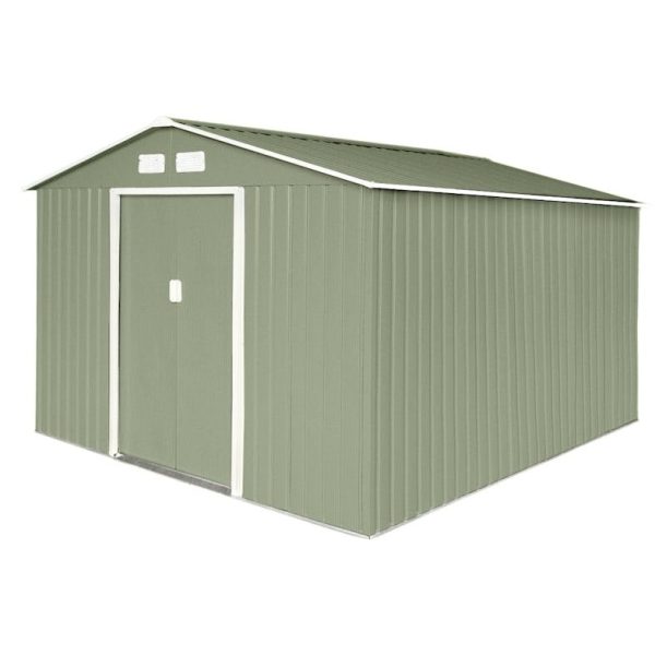 HATTORO S300 gereedschapsschuur tuinhuis schuur 15 m³ groen – Image 1