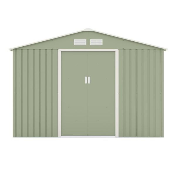 HATTORO S300 gereedschapsschuur tuinhuis schuur 15 m³ groen – Image 2