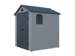 Resin garden shed CESIO - Grey - 3.65 m² - Imagen 2