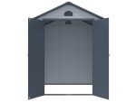 Resin garden shed CESIO - Grey - 3.65 m² - Imagen 5