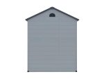 Resin garden shed CESIO - Grey - 3.65 m² - Imagen 6