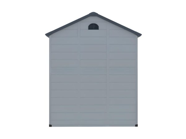 Resin garden shed CESIO - Grey - 3.65 m² - Imagen 6