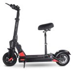 BOGIST C1 Pro Opvouwbare elektrische scooter met verwijderbare stoel 500W motor 48V 15Ah batterij 10 inch banden 35-45KM bereik 120KG maximaal gewicht - Rood