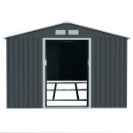 HATTORO S300 gereedschapsschuur tuinhuis schuur 15 m³ grijs – Image 3