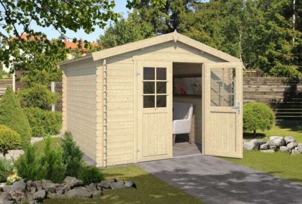 Log cabin Norah - 275x230cm - 28mm - Afbeelding 1