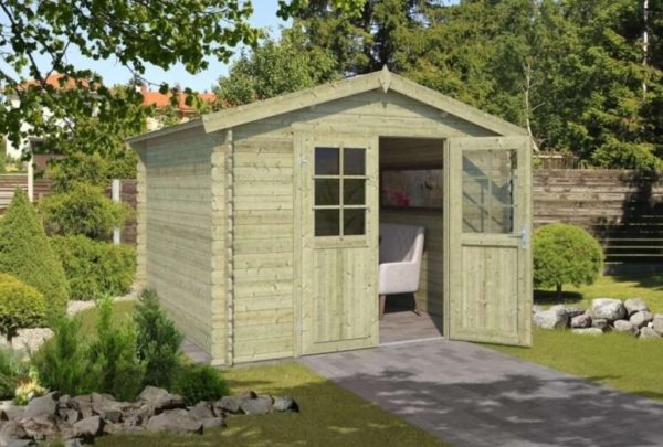 Log cabin Norah - 275x230cm - 28mm - Afbeelding 2