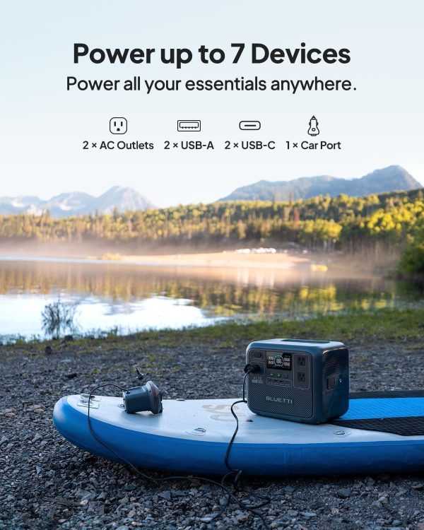 Generador eléctrico BLUETTI AC70 (1000w/768wh) con Panel solar - Image 3
