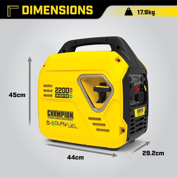 Inverter gasolina 2200 watt 'mighty atom - Afbeelding 2