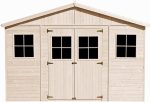 Timbela M331 Houten Tuinschuur 12 m2 418 x 320 x H246 cm - Afbeelding 2
