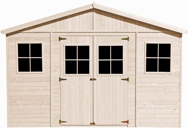 Timbela M331 Houten Tuinschuur 12 m2 418 x 320 x H246 cm - Afbeelding 2