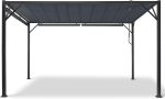 Pérgola luxe con lamas orientables cefalu 3x3 my 4 toldos gris antracita - Imagen 4