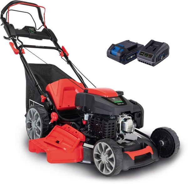Cortadora de césped híbrida de gasolina Scheppach 5911276903 MS225-56E 224cc 3kW - Afbeelding 1
