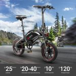 DYU D3F 14 Inch Mini Opvouwbare Elektrische Fiets – Image 4
