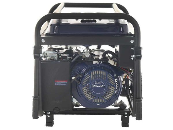 BullMach AMBRA 9500 E-3 Generador de corriente a gasolina con ruedas y AVR 7.5 kW – Image 6