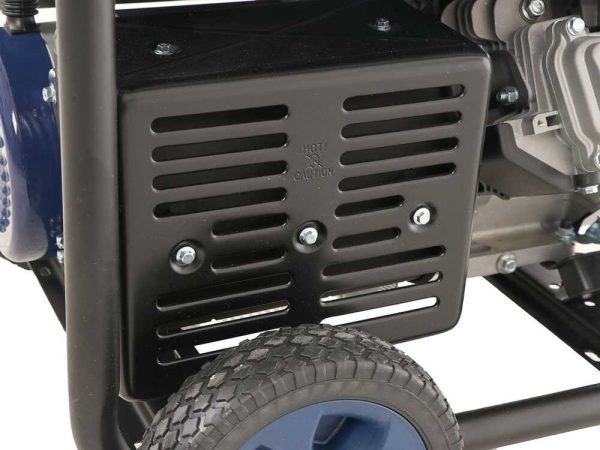 BullMach AMBRA 9500 E-3 Generador de corriente a gasolina con ruedas y AVR 7.5 kW – Image 8