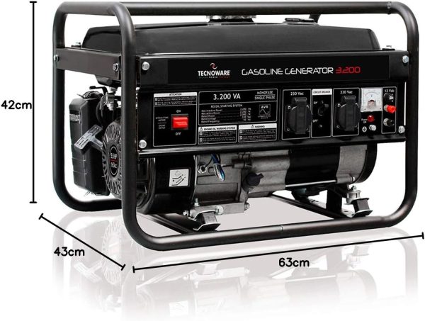 Generador Eléctrico 3200VA Tecnoware – Bild 4
