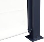 Pérgola Outsunny 295x295x226 cm crema - Image 8