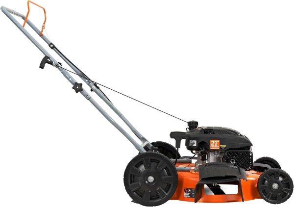 YARDMAX 21 in. 170cc 2-in-1 Gas Walk Behind Push Lawn Mower with High Rear Wheels – Bild 3