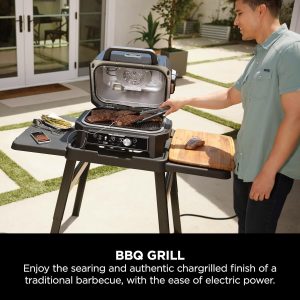 Parrilla y ahumador eléctrico Ninja OG901UK Woodfire Pro Connect XL - Afbeelding 4