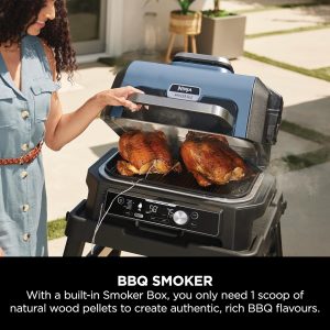 Parrilla y ahumador eléctrico Ninja OG901UK Woodfire Pro Connect XL - Afbeelding 5