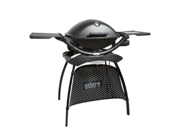 Barbacoa Weber Q 2200 negra con soporte - Afbeelding 1