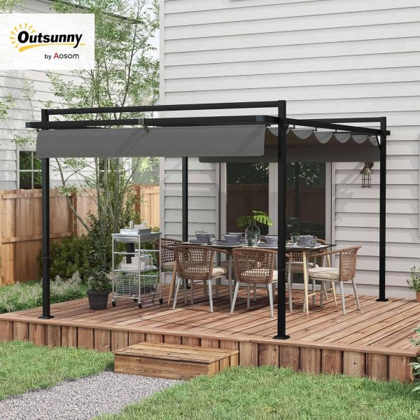 Pérgola Outsunny 297x397x235 cm - Afbeelding 6