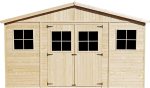 Timbela M330 Houten tuinschuurtje 15,84 m2 - Afbeelding 3