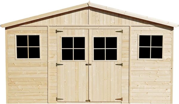 Timbela M330 Houten tuinschuurtje 15,84 m2 - Afbeelding 3