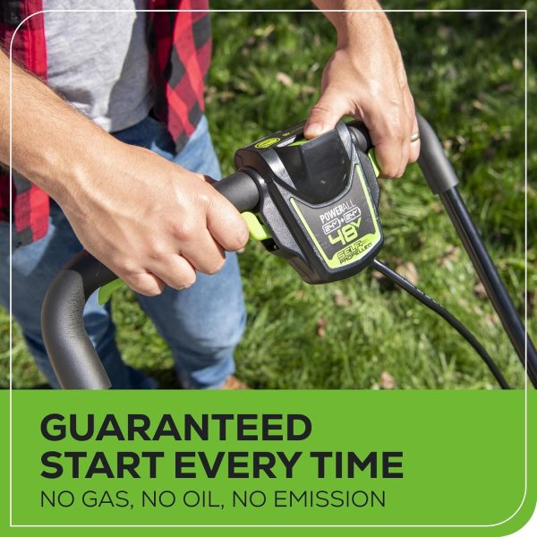 2x24V 20" Push Mower w/ (2) 4.0Ah USB Batteries and Dual Port Rapid Charger – Bild 3