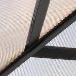 Outsunny Cenador de jardín con techo rígido de policarbonato - Imagen 2