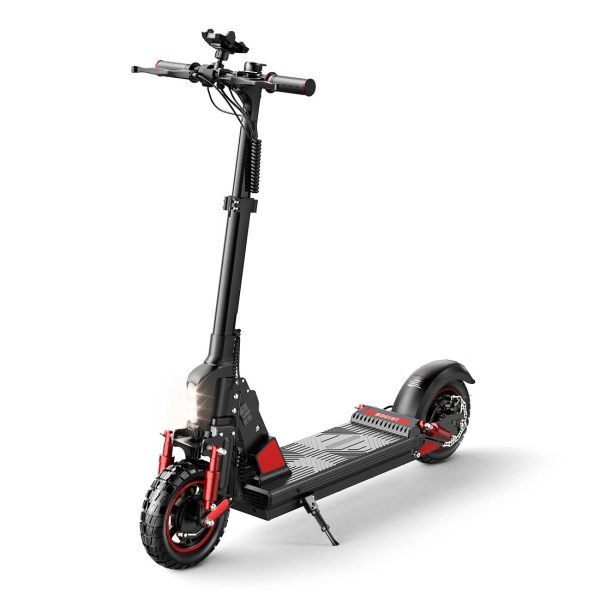 BOGIST C1 Pro Opvouwbare elektrische scooter met verwijderbare stoel 500W motor 48V 15Ah batterij 10 inch banden 35-45KM bereik 120KG maximaal gewicht - Rood - Afbeelding 4