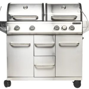 Barbacoa de gas NATERIAL Hudson de 4 quemadores y 17 kw de potencia
