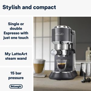 DeLonghi Dedica Arte EC885.GY ESE Cafetera espresso de cápsulas - Imagen 4