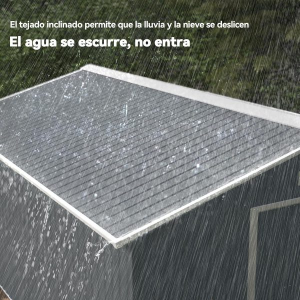 Outsunny Cobertizo de Jardín 340x386x200 cm - Afbeelding 2