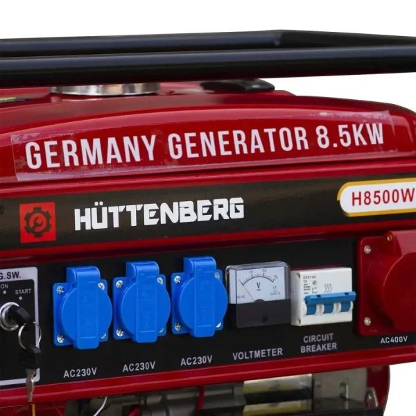 BlackStone BG 6050 - Generador de corriente a gasolina con ruedas y AVR 4.3 kW - Continua 4 kW Monofásica – Bild 4