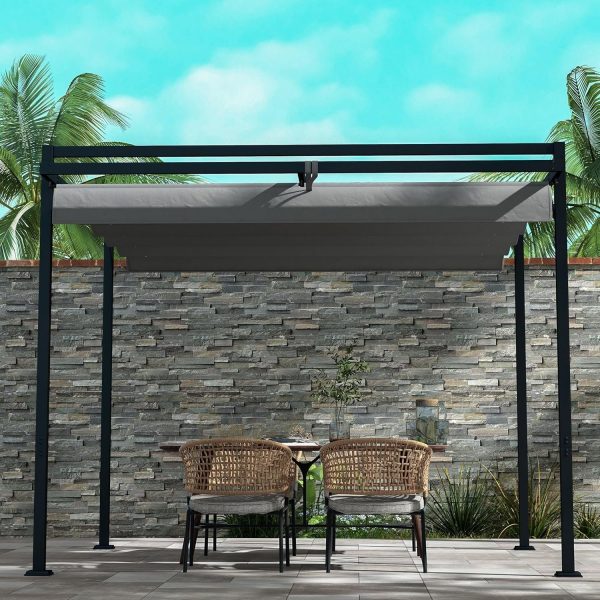 Pérgola Outsunny 297x397x235 cm - Afbeelding 7