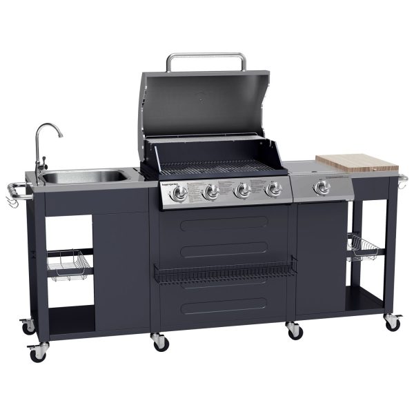 Cocina exterior TEXAS 4+1 quemadores - Afbeelding 6