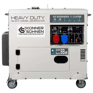 Könner & Söhnen Dieselgenerator Ks 9200hdes-1/3 Atsr Max Vermogen 6,5 7,5 Kw