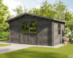 Tuinhuisje Houten schuur Blokhut Prieel 4x3m 35mm geïmpregneerd - Imagen 3