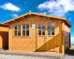 Tuinhuisje Houten schuurtje Gereedschapshuisje Blokhut 4x4m 28mm - Imagen 3