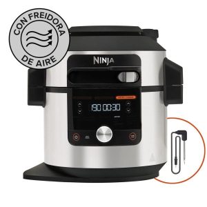Olla Eléctrica 14 en 1 Ninja SmartLid (7,5 L) con Freidora de aire (Incluye Sensor Digital) OL750EU