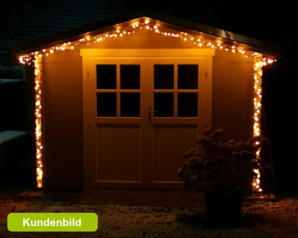 Tuinhuisje Houten schuur Gereedschapsschuur Blokhut 3x2,5m 28mm - Afbeelding 4
