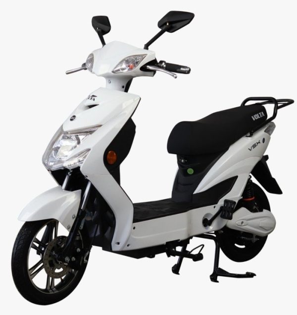 Elektrische scooter (fiets), met pedalen Volta SX – 220 W, maximale snelheid 25 km per uur wit - Image 1